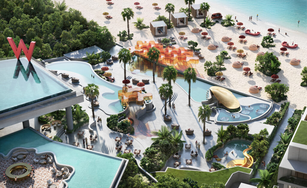 Hotel – Ariel View_Landscape Render