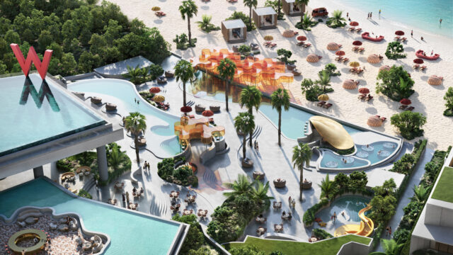 Hotel – Ariel View_Landscape Render